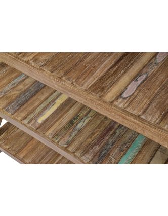 Regál z teakového dreva, 120x40x180cm