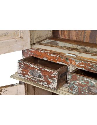 Starožitná skriňa z teakového dreva, 97x48x166cm