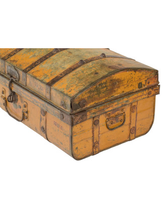Plechový kufr, příruční zavazadlo, 61x34x25cm