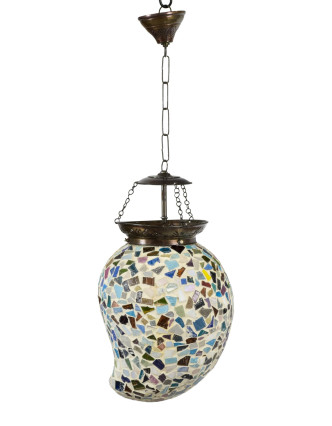 Lampa v orientálnom štýle, sklenená mozaika, ručná práca, 23x20x30cm