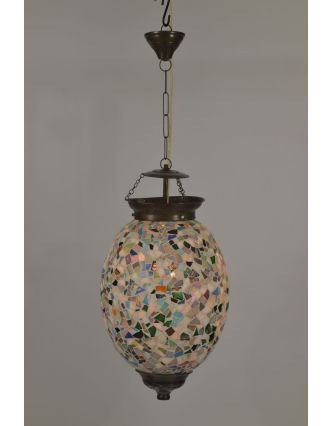 Lampa v orientálnom štýle, sklenená mozaika, ručná práca, 25x25x40cm