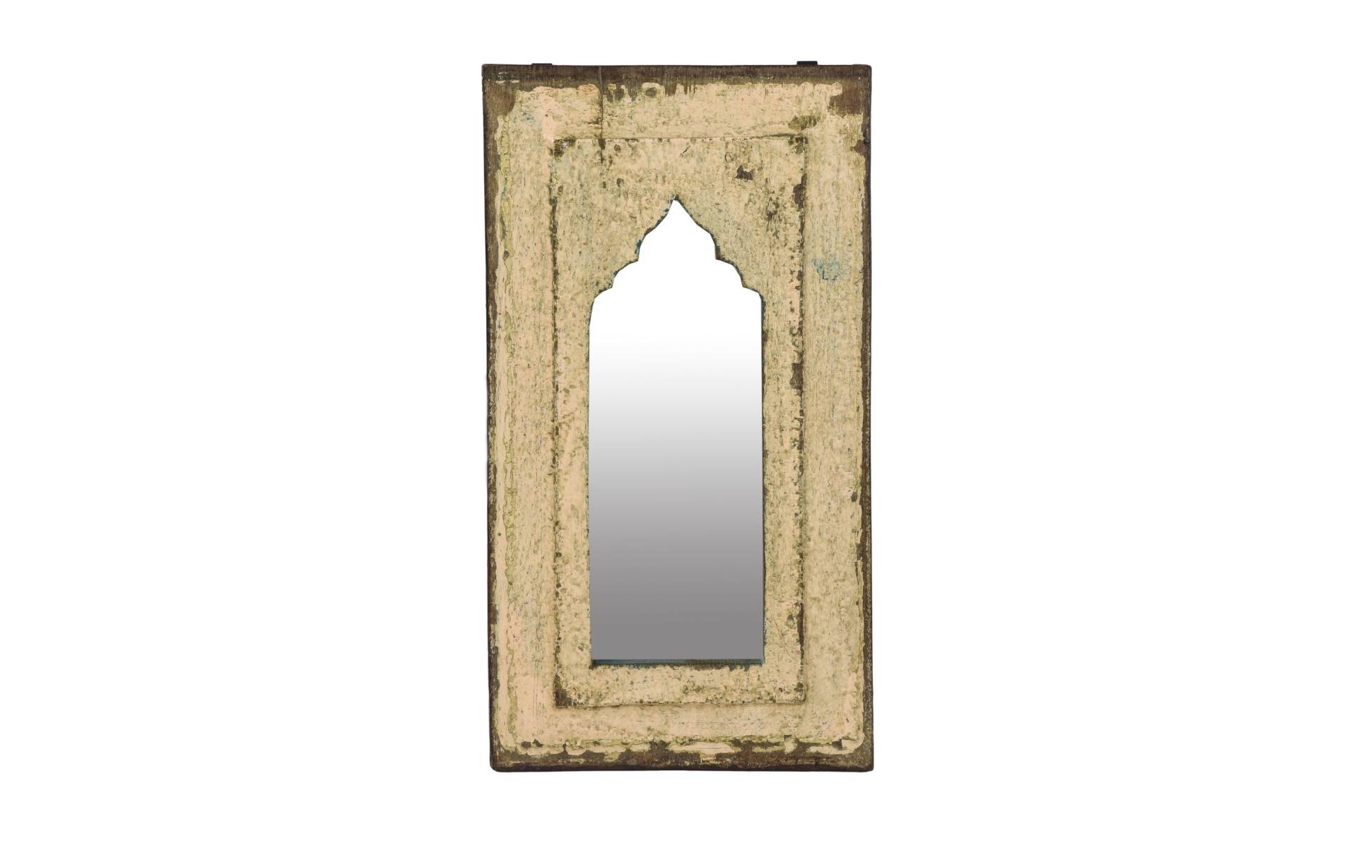 Zrkadlo v ráme z teakového dreva, 27x3x49cm