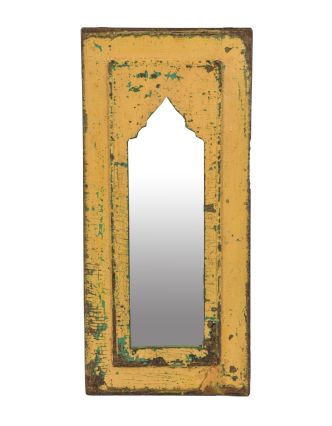 Zrkadlo v ráme z teakového dreva, 26x3x56cm