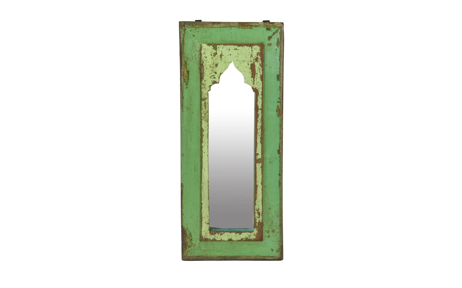 Zrkadlo v ráme z teakového dreva, 22x3x49cm