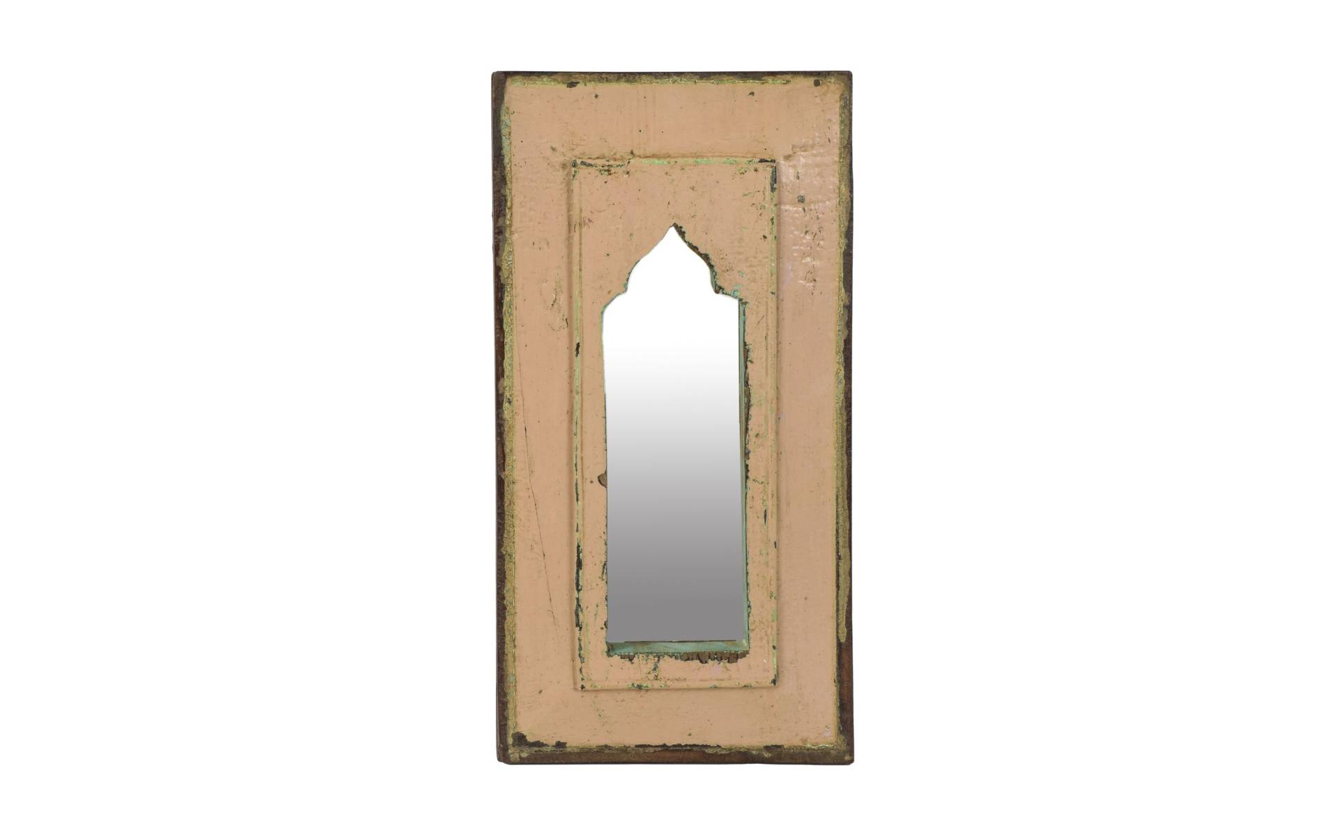 Zrkadlo v ráme z teakového dreva, 22x3x43cm