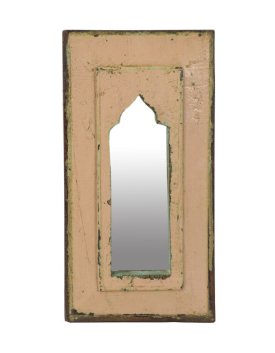 Zrkadlo v ráme z teakového dreva, 22x3x43cm