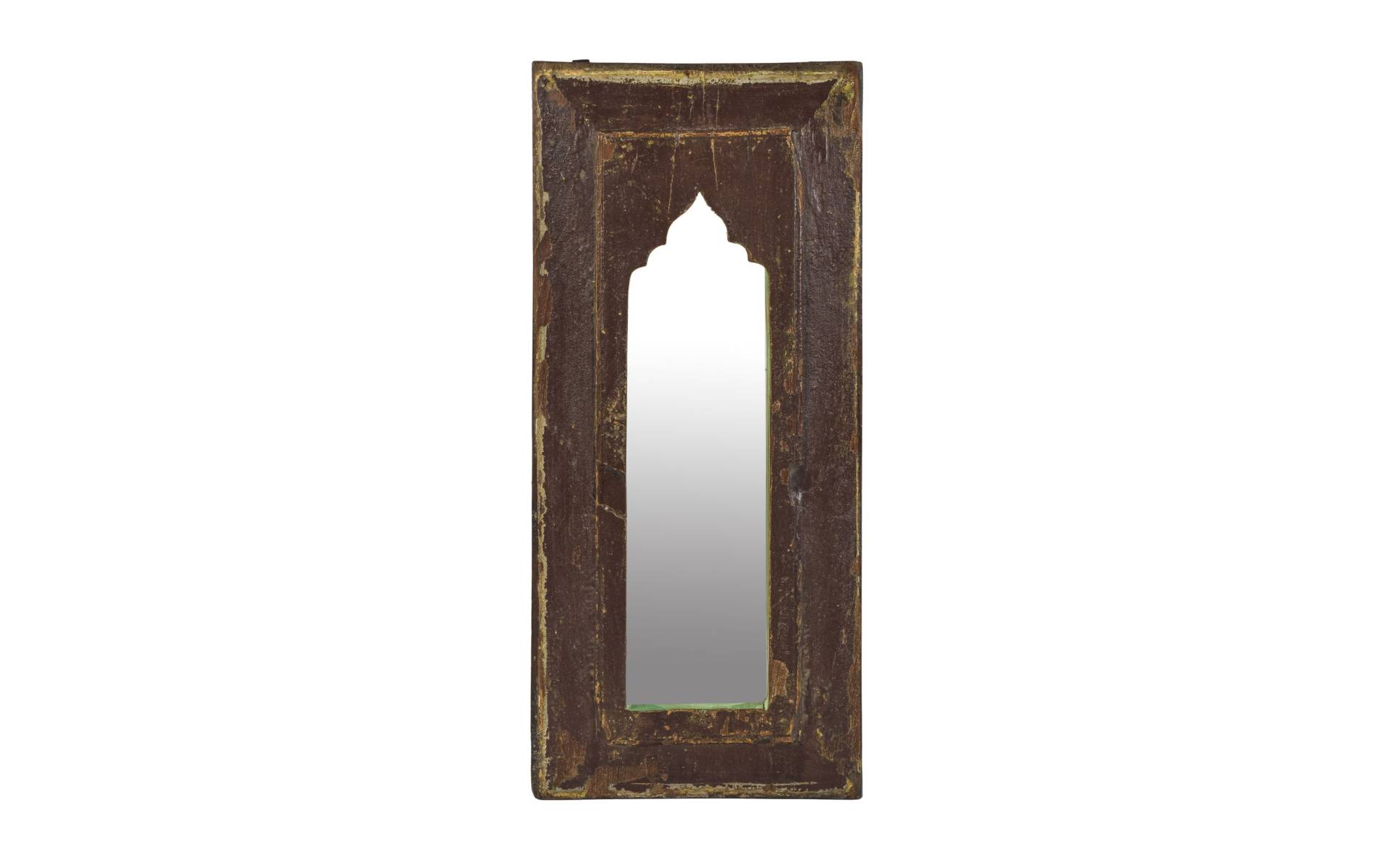 Zrkadlo v ráme z teakového dreva, 28x3x62cm