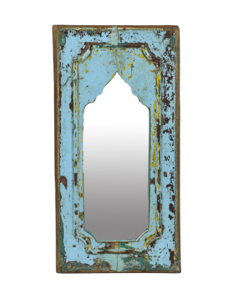 Zrkadlo v ráme z teakového dreva, 24x3x47cm
