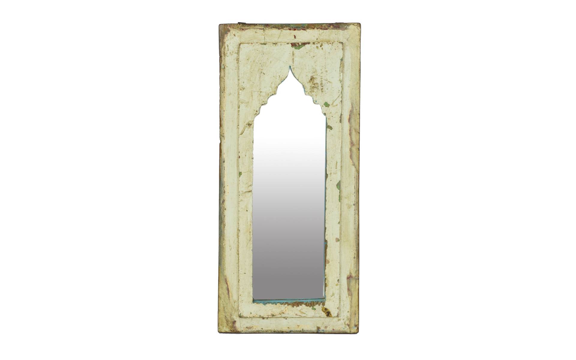 Zrkadlo v ráme z teakového dreva, 26x3x58cm