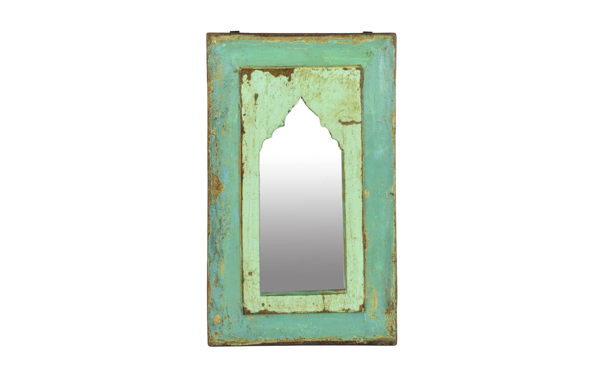 Zrkadlo v ráme z teakového dreva, 29x3x48cm