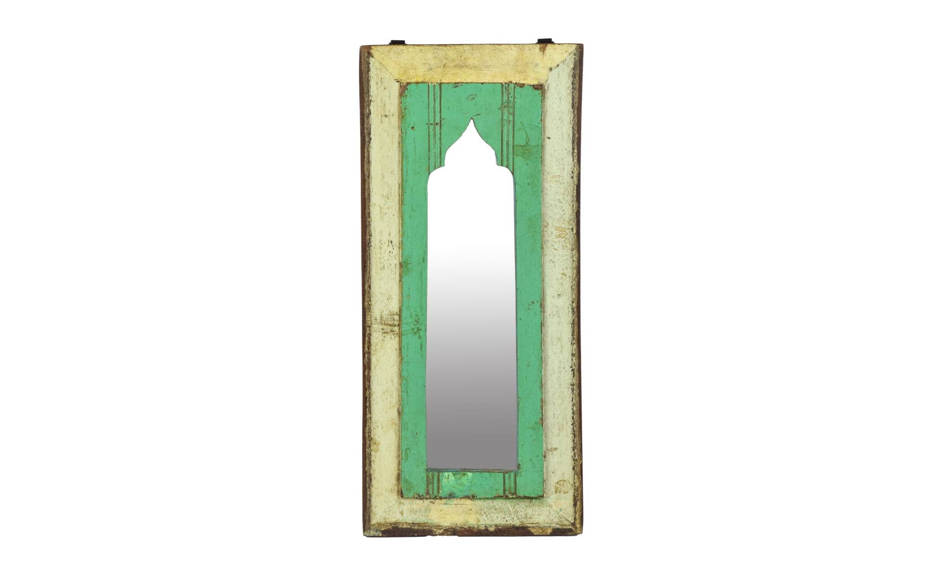 Zrkadlo v ráme z teakového dreva, 23x3x50cm