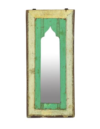 Zrkadlo v ráme z teakového dreva, 23x3x50cm