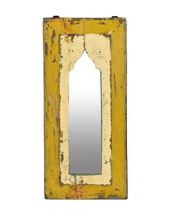 Zrkadlo v ráme z teakového dreva, 22x3x47cm