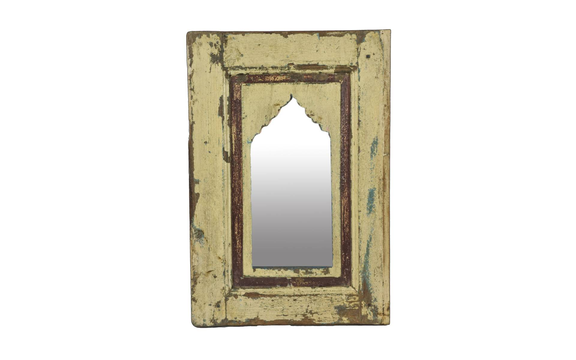 Zrkadlo v ráme z teakového dreva, 38x3x59cm