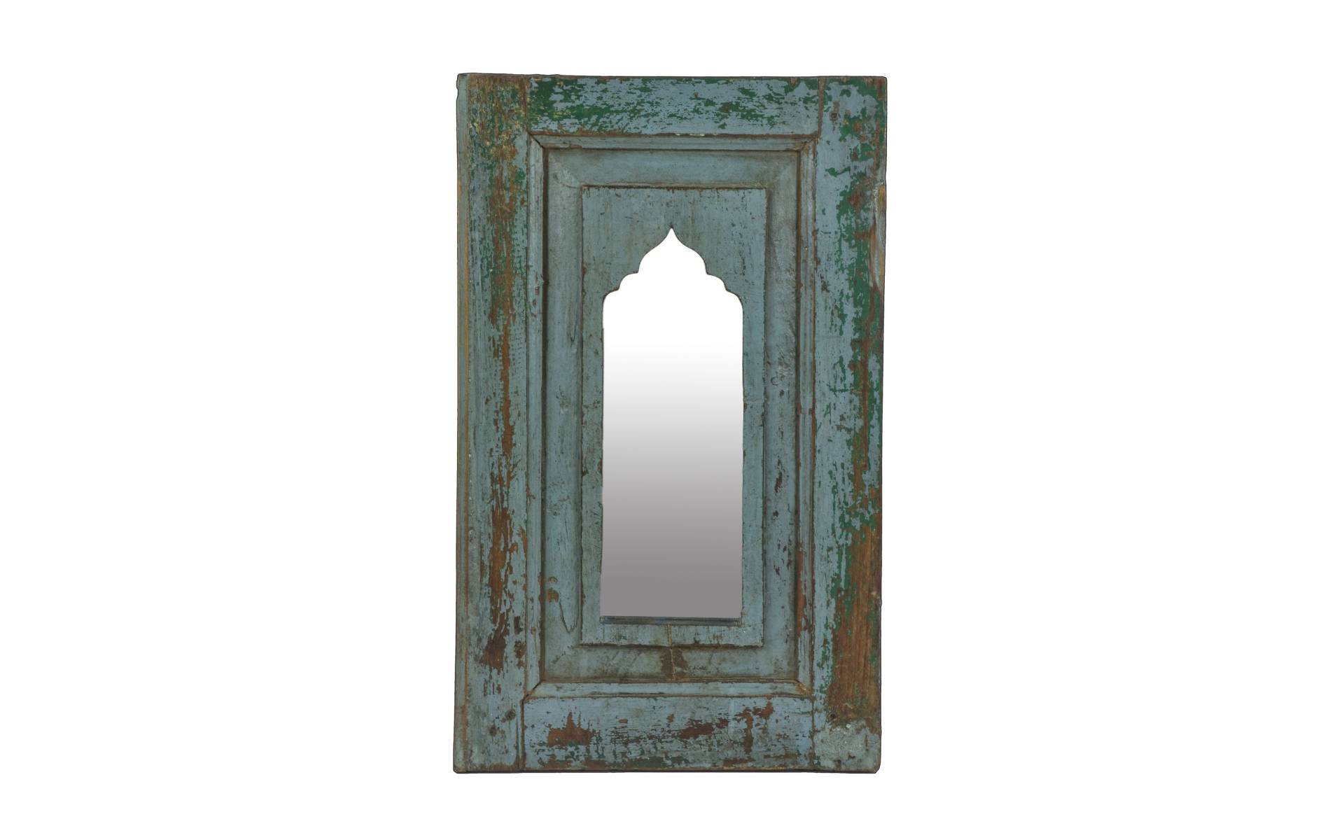 Zrkadlo v ráme z teakového dreva, 33x3x58cm