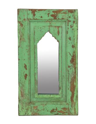 Zrkadlo v ráme z teakového dreva, 38x3x67cm