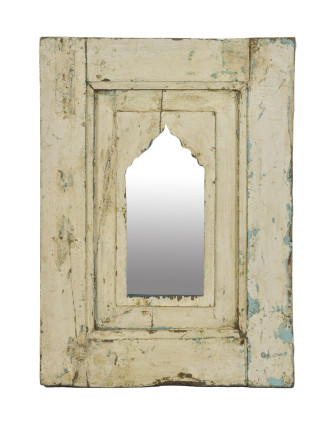 Zrcadlo v rámu z teakového dřeva, 44x3x59cm