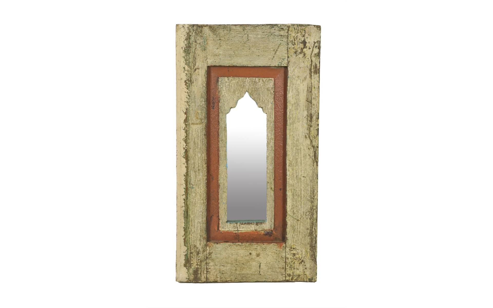 Zrkadlo v ráme z teakového dreva, 35x3x63cm