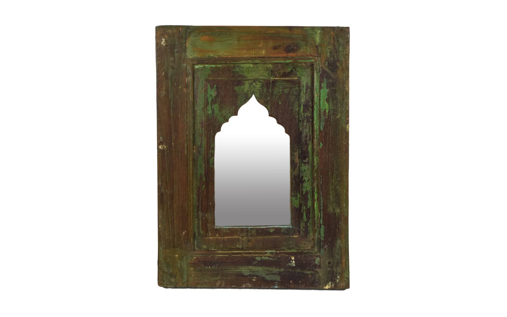 Zrkadlo v ráme z teakového dreva, 35x3x47cm