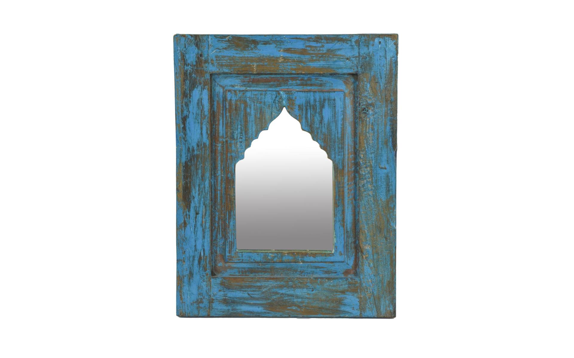 Zrkadlo v ráme z teakového dreva, 37x3x47cm