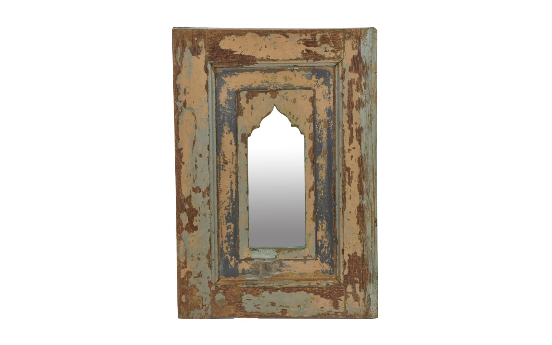 Zrkadlo v ráme z teakového dreva, 36x3,5x52,5cm