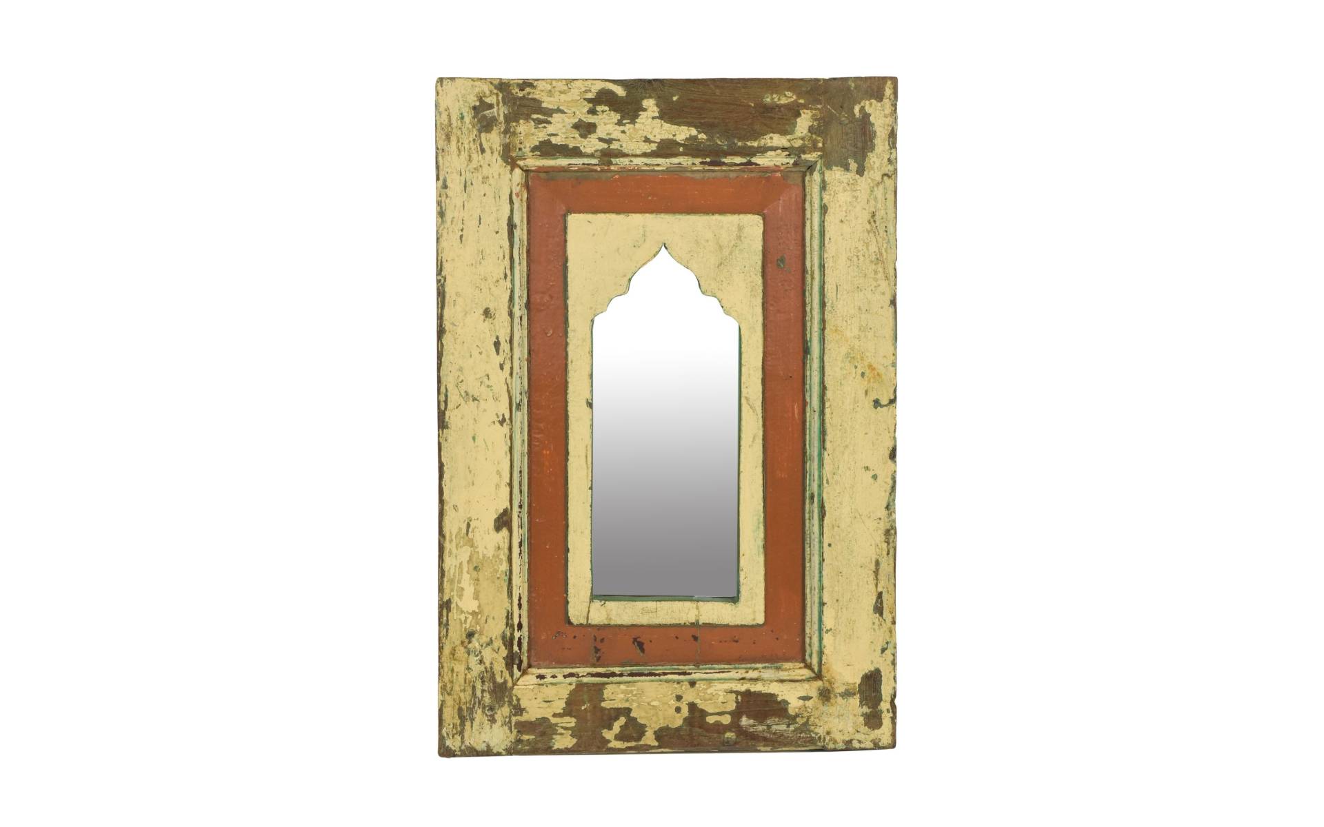 Zrkadlo v ráme z teakového dreva, 35,5x3x52,5cm