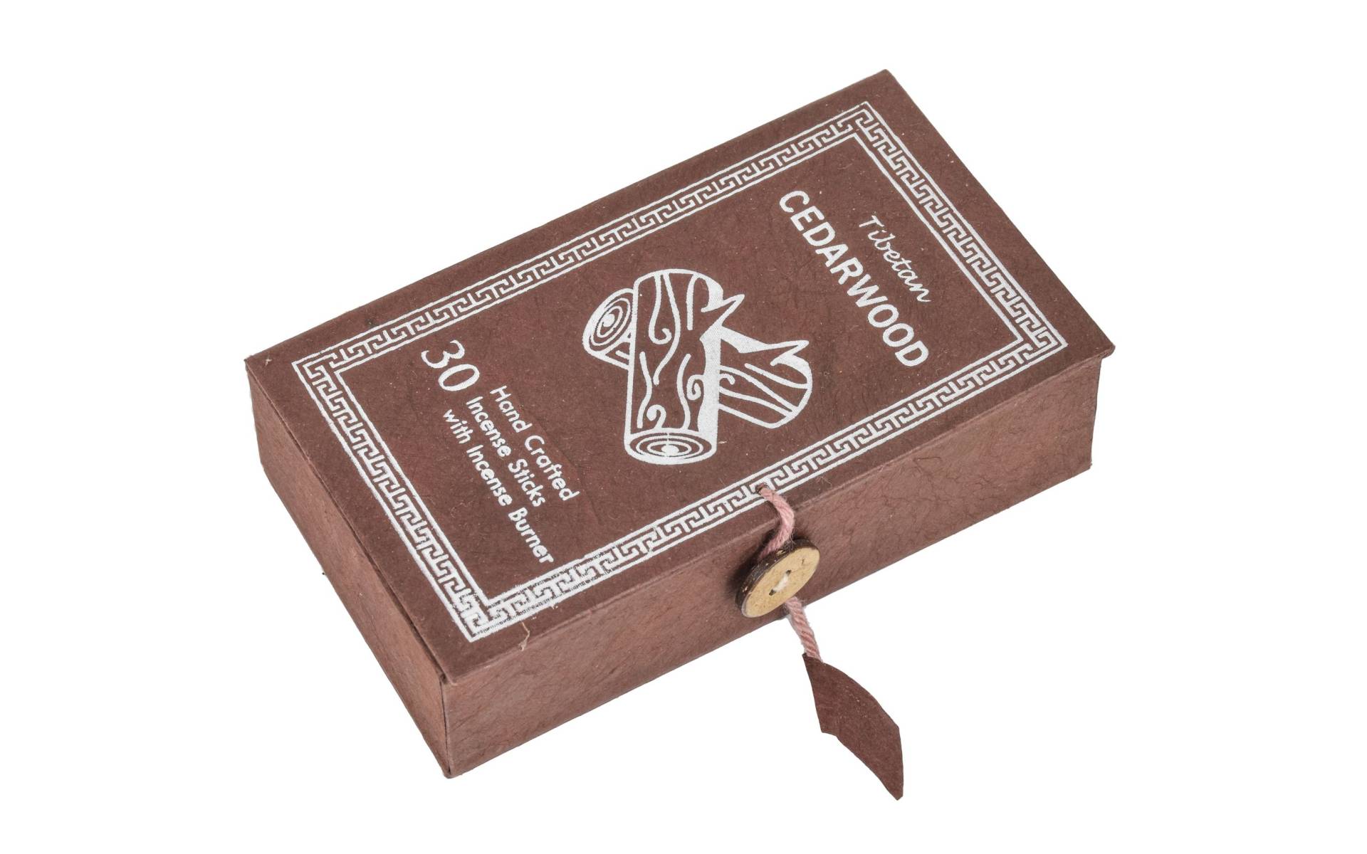 Tibetské vonné tyčinky "Cedarwood" v darčekovej krabičke so stojanom, 11x6x3cm