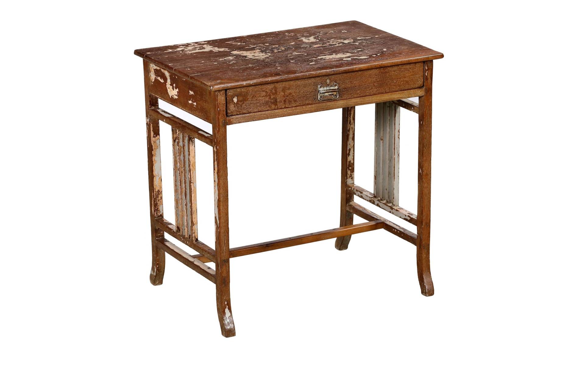 Písací stolík z teakového dreva, 68x44x66cm