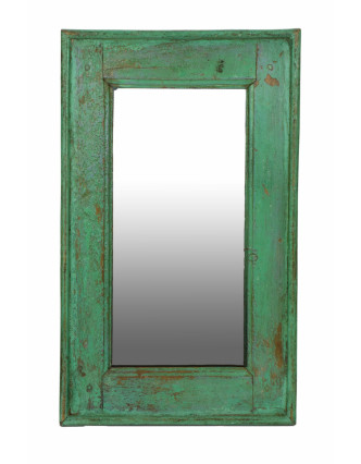 Zrkadlo v ráme z teakového dreva, 33x3x55cm