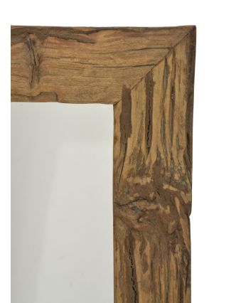 Zrkadlo v ráme zo starého teakového dreva, 60x4x120cm
