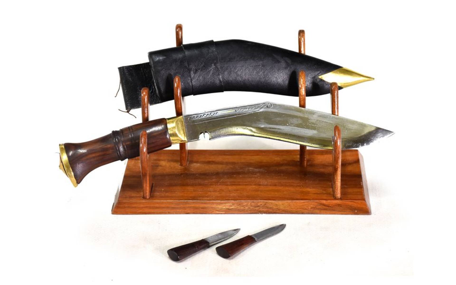 Khukri - Sirupate 8", drevená rukoväť, nôž 33cm, čepeľ 21cm