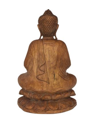 Budha z dreva stromu Suar, 38x22x62cm