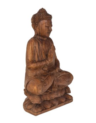 Budha z dreva stromu Suar, 38x22x62cm