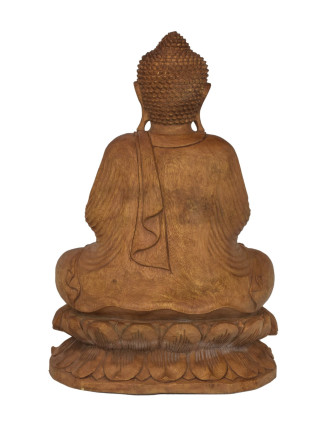 Budha z dreva stromu Suar, 46x23x70cm