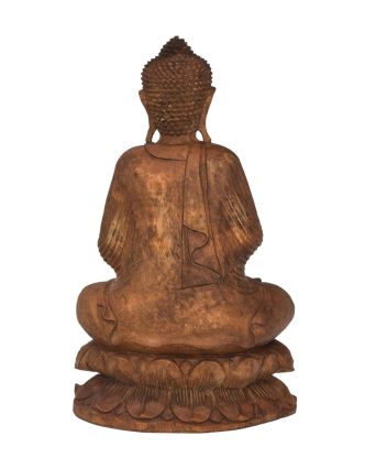 Budha z dreva stromu Suar, 43x18x73cm