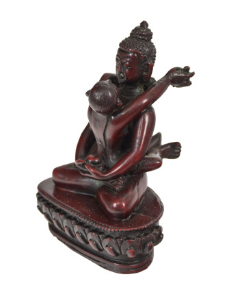 Budha Shakti, živica, červená, 12cm