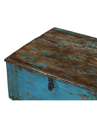 Starý kupecký stolík s odklápacou doskou, 59x47x47cm