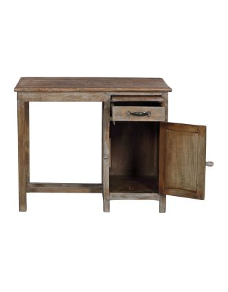 Písací stôl z teakového dreva, 94x65x77cm
