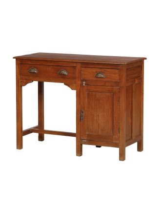 Písací stôl z teakového dreva, 99x44x77cm