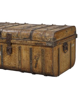 Plechový kufor, príručná batožina, 84x50x38cm