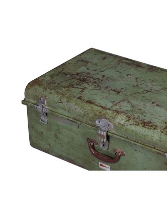 Plechový kufor, príručná batožina, 83x52x34cm