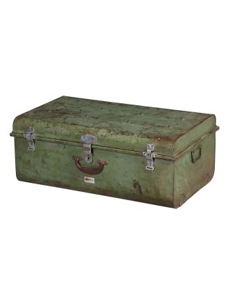 Plechový kufor, príručná batožina, 83x52x34cm