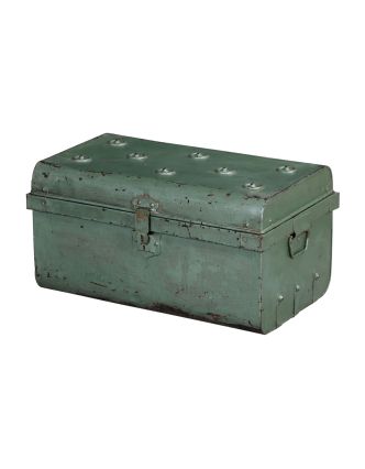 Plechový kufor, príručná batožina, 62x38x32cm