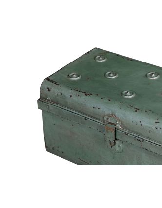 Plechový kufor, príručná batožina, 62x38x32cm