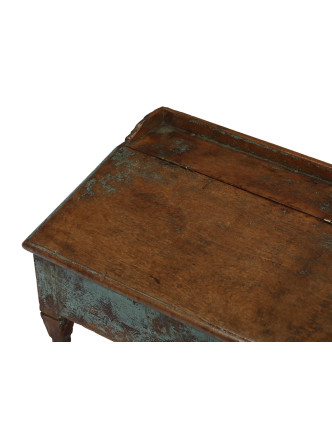 Starý kupecký stolík s odklápacou doskou, 60x40x38cm
