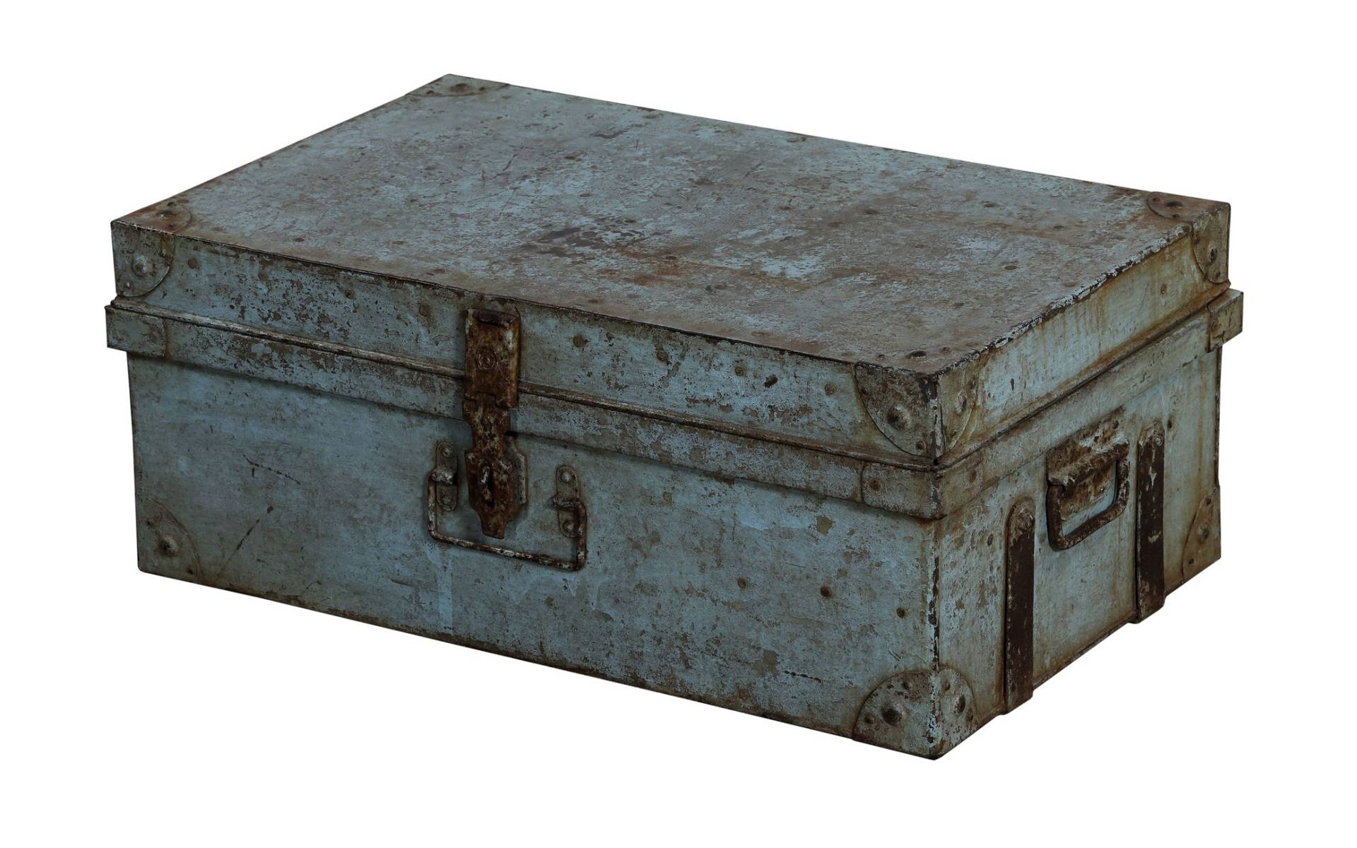 Plechový kufor, príručná batožina, 77x48x31cm