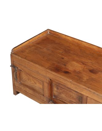 Starý kupecký stolík so šuplíkmi, 101x45x38cm