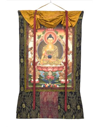 Thangka, Budha Šakjamúni, 101x156cm