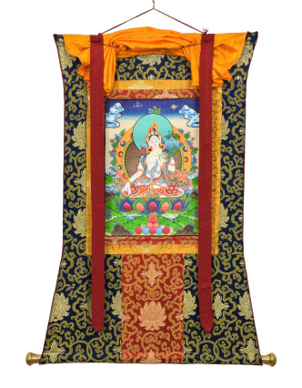 Thangka, Biela Tara, 68x89cm