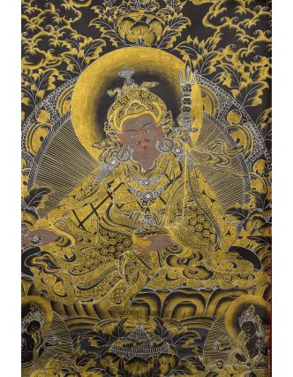 Thangka, Guru Rinpoče, antik patina, 83x119cm
